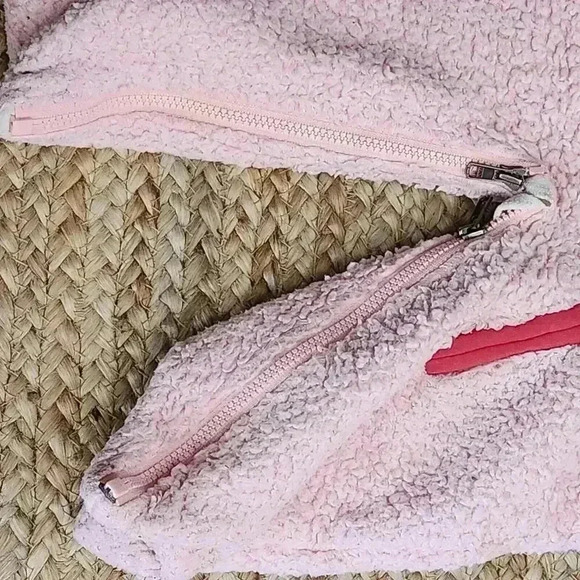 Pink Patagonia Baby Sleeper Zipper Outfit Size 6 Month Baby Girl-A1 - Picture 5 of 8